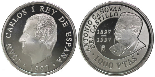ESPAÑA 1000 PESETAS 1997 CANOVAS DEL CASTILLO