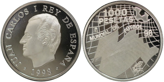 ESPAÑA 1000 PESETAS 1998 MUNDIAL DE FUTBOL