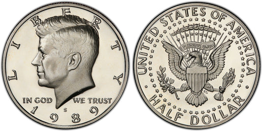 USA 1/2 DOLAR 1989 S  JOHN F. KENNEDY