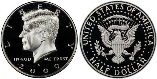 USA 1/2 DOLAR 2000 S  JOHN F. KENNEDY (PLATA)