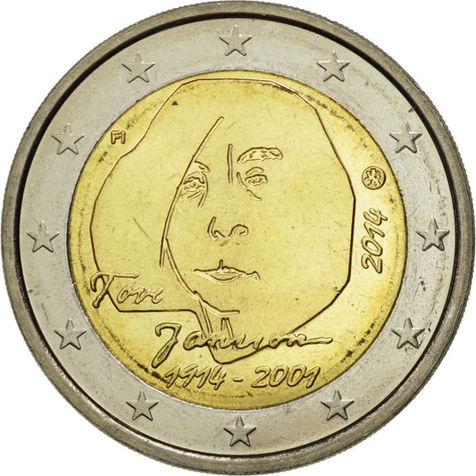Finlandia, 

2 euros, 

1914-2001