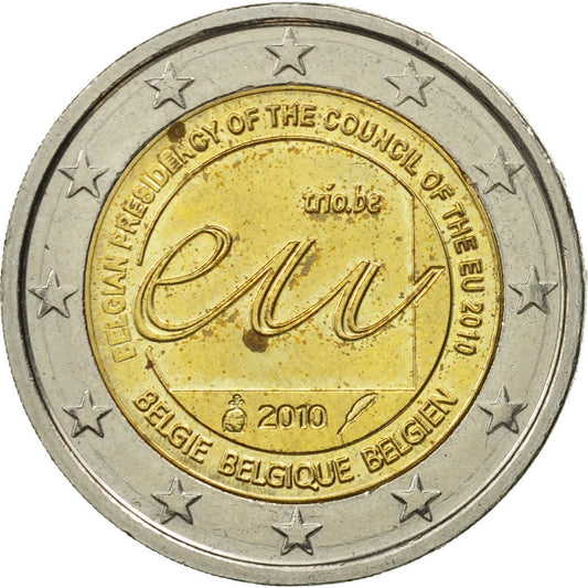 Bélgica, 

2 euros, 

UE