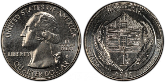 USA 1/4 DOLAR 2015 D  NEBRASKA