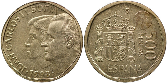 JUAN CARLOS I  500 PESETAS 1998