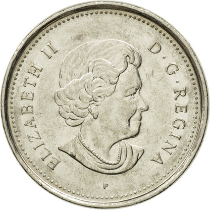 Munze,
 
 Canadá,
 
 Isabel II