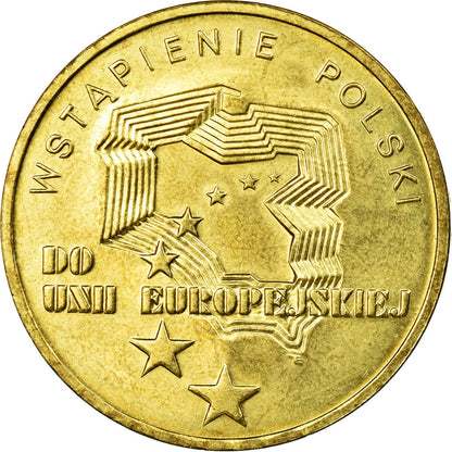 Munze, 
  
  Polonia, 
  
  Polen tritt der Europäischen Union bei