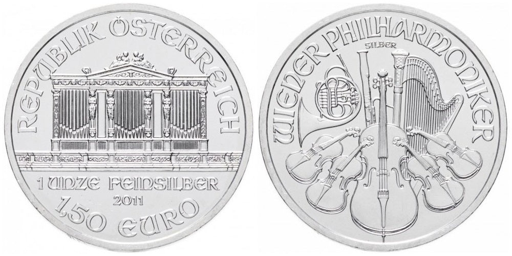 AUSTRIA 1,5 EUROS 2011 FILARMONICA