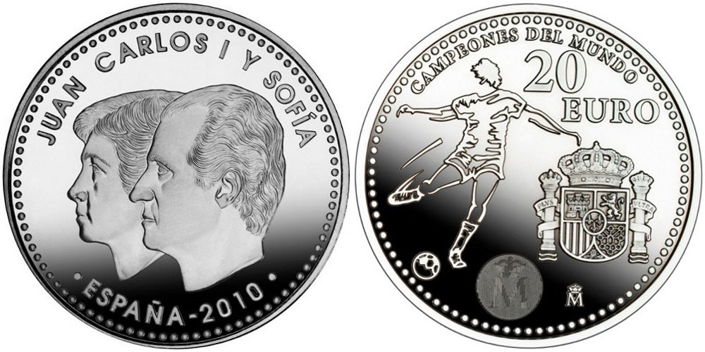 ESPAÑA 20 EUROS 2010 CAMPEONES DEL MUNDO