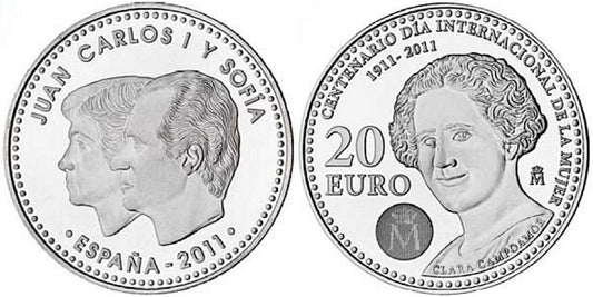 ESPAÑA 20 EUROS 2011 CLARA CAMPOAMOR
