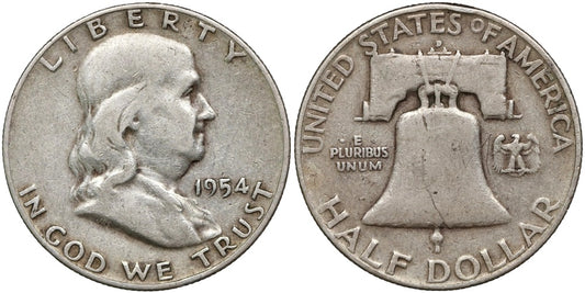 USA 1/2 DOLAR 1954 D