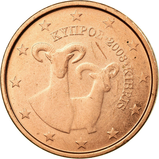 Munze, 
  
  Chipre, 
  
  2 céntimos de euro
