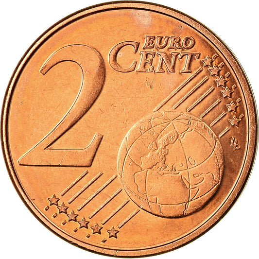 Bélgica, 

2 céntimos de euro, 

2005