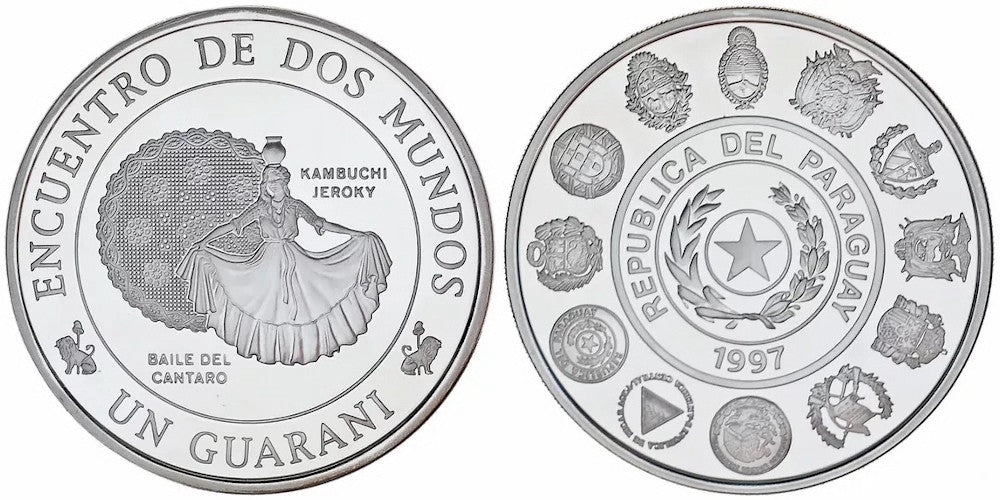 PARAGUAY 1 GUARANI 1997  III SERIE IBEROAMERICANA
