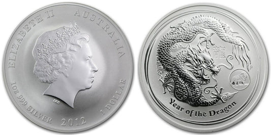AUSTRALIA 1 DOLAR 2012 AÑO DEL DRAGON
