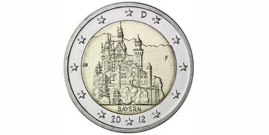 2 EUROS ALEMANIA 2012 NEUSCHWANSTEIN
