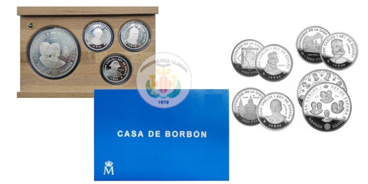 ESPAÑA ESTUCHE COMPLETO III SERIE CASA DE BORBON 1999