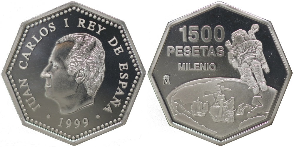 ESPAÑA 1500 PESETAS 1999 MILENIO – AUSTRONAUTA