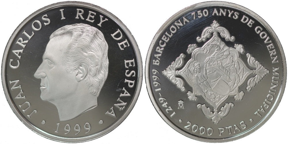 ESPAÑA 2000 PESETAS 1999  BARCELONA