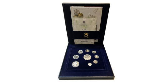 ESPAÑA ESTUCHE ULTIMAS PESETAS 2001 EN PLATA