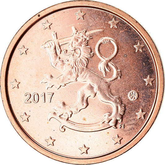 Finlandia, 

2 céntimos de euro, 

2017