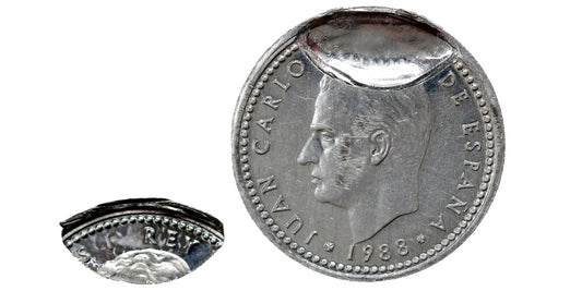 1 PESETA 1988 TROZO DEL COSPEL SEPARADO Y ACUÑADO