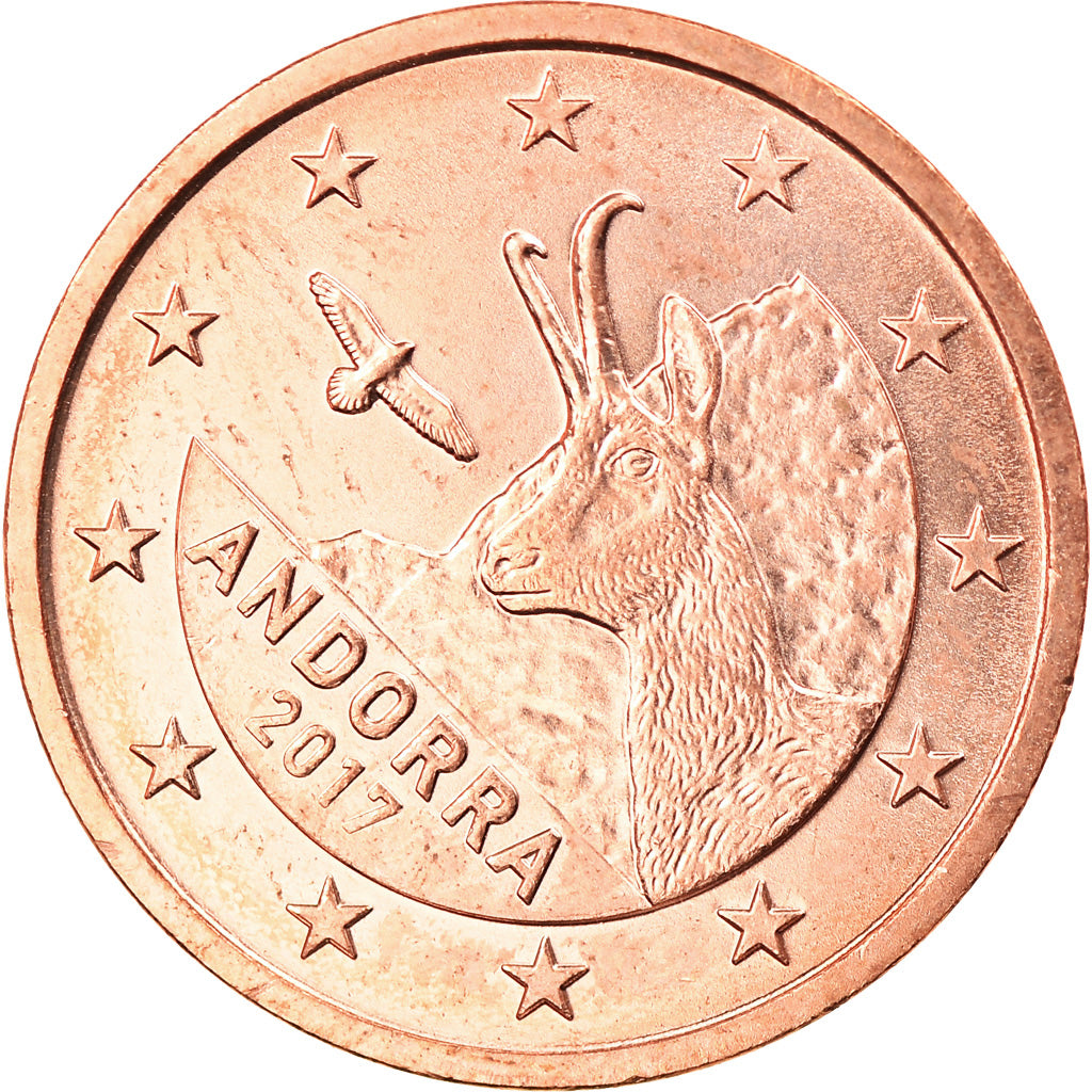 Andorra, 

2 céntimos de euro, 

2017