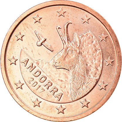 Andorra, 

2 céntimos de euro, 

2017
