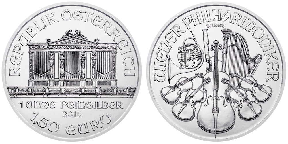 AUSTRIA 1,5 EUROS 2014 FILARMONICA