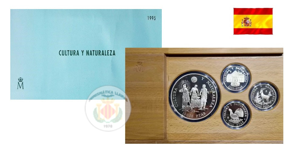 ESPAÑA ESTUCHE COMPLETO CULTURA Y NATURALEZA 1995