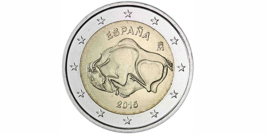2 EUROS ESPAÑA 2015 CUEVAS DE ALTAMIRA