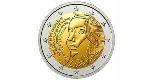 2 EUROS FRANCIA 2015 225 AÑOS DE LA FIESTA DE LA FEDERACION