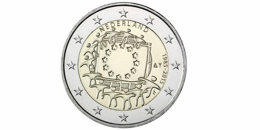 2 EUROS HOLANDA 2015 XXX ANIVERSARIO DE LA BANDERA