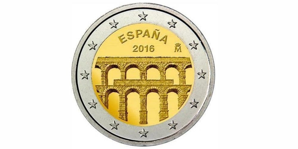2 EUROS ESPAÑA 2016 ACUEDUCTO DE SEGOVIA