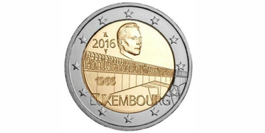 2 EUROS LUXEMBURGO 2016 PUENTE DE LA GRAN DUQUESA CARLOTA