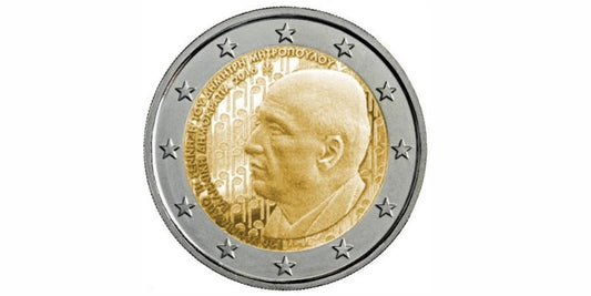2 EUROS GRECIA 2016 DIMITRI MITROPOULOS