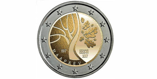 2 EUROS ESTONIA 2017 CAMINO A LA INDEPENDENCIA