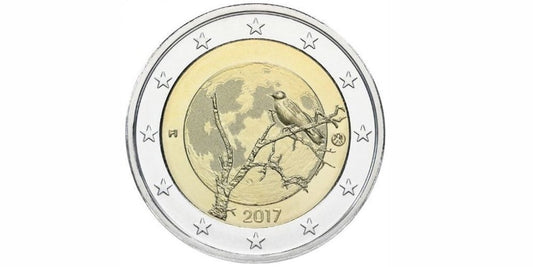 2 EUROS FINLANDIA 2017 NATURALEZA FINLANDESA