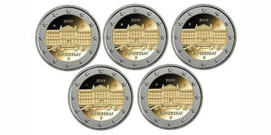2 EUROS ALEMANIA 2019 BUNDESRAT ALEMAN (5)