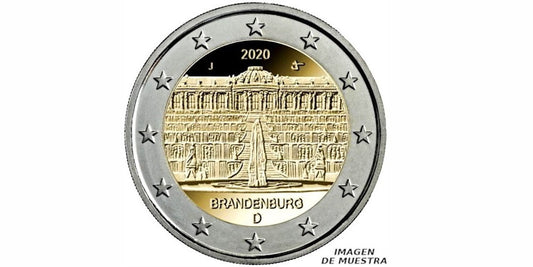 2 EUROS ALEMANIA 2020 PALACIO DE SANSSOUCI EN POTSDAM