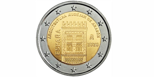 2 EUROS ESPAÑA 2020 ARQUITECTURA MUDEJAR