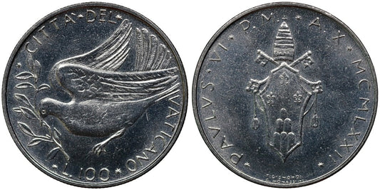 VATICANO 100 LIRAS 1972