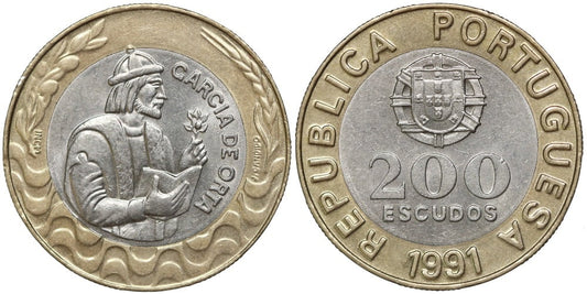 PORTUGAL 200 ESCUDOS 1991