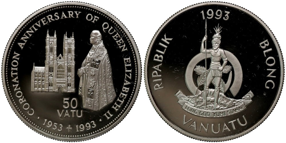 VANUATU 50 VATU 1993