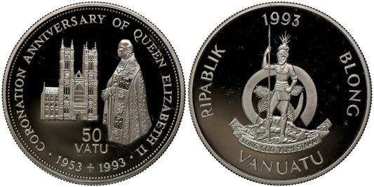 VANUATU 50 VATU 1993