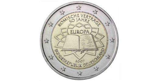 2 EUROS ALEMANIA 2007 TRATADO DE ROMA