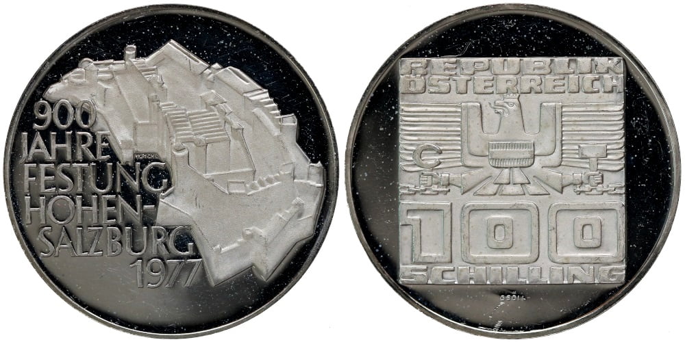 AUSTRIA 100 SCHILLING 1977