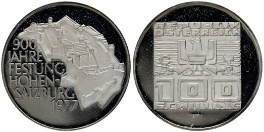 AUSTRIA 100 SCHILLING 1977