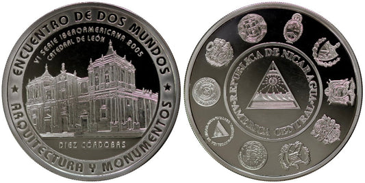NICARAGUA 10 CORDOBAS 2005