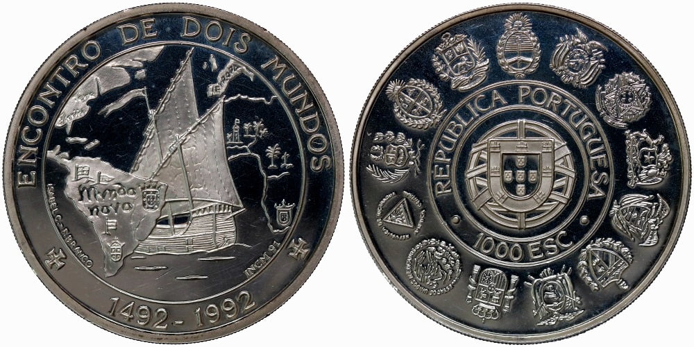 PORTUGAL 1000 ESCUDOS 1992