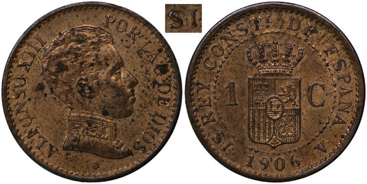 1 CENTIMO 1906 SIV